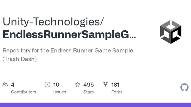 Free Unity 2021.3 Project: Trash Dash Endless Runner Sample Game (Unity)