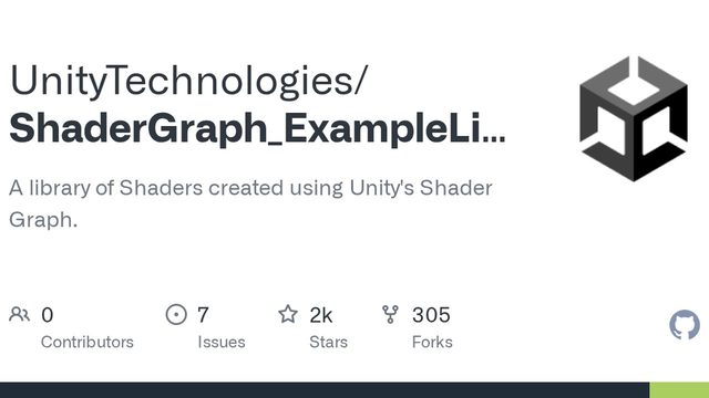 Free Unity 2018.3 Shader: Shader Graph Example Library, 70 LWRP Graphs (Unity)