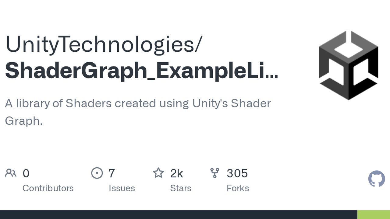 Free Unity 2018.3 Shader: Shader Graph Example Library, 70 LWRP Graphs (Unity)