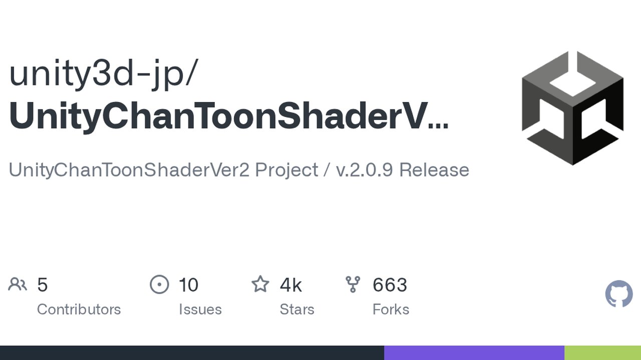 Free Unity 2019.4 Shader: Unity-Chan Toon Shader 2.0 UTS2 Cel Shading (Unity Japan)