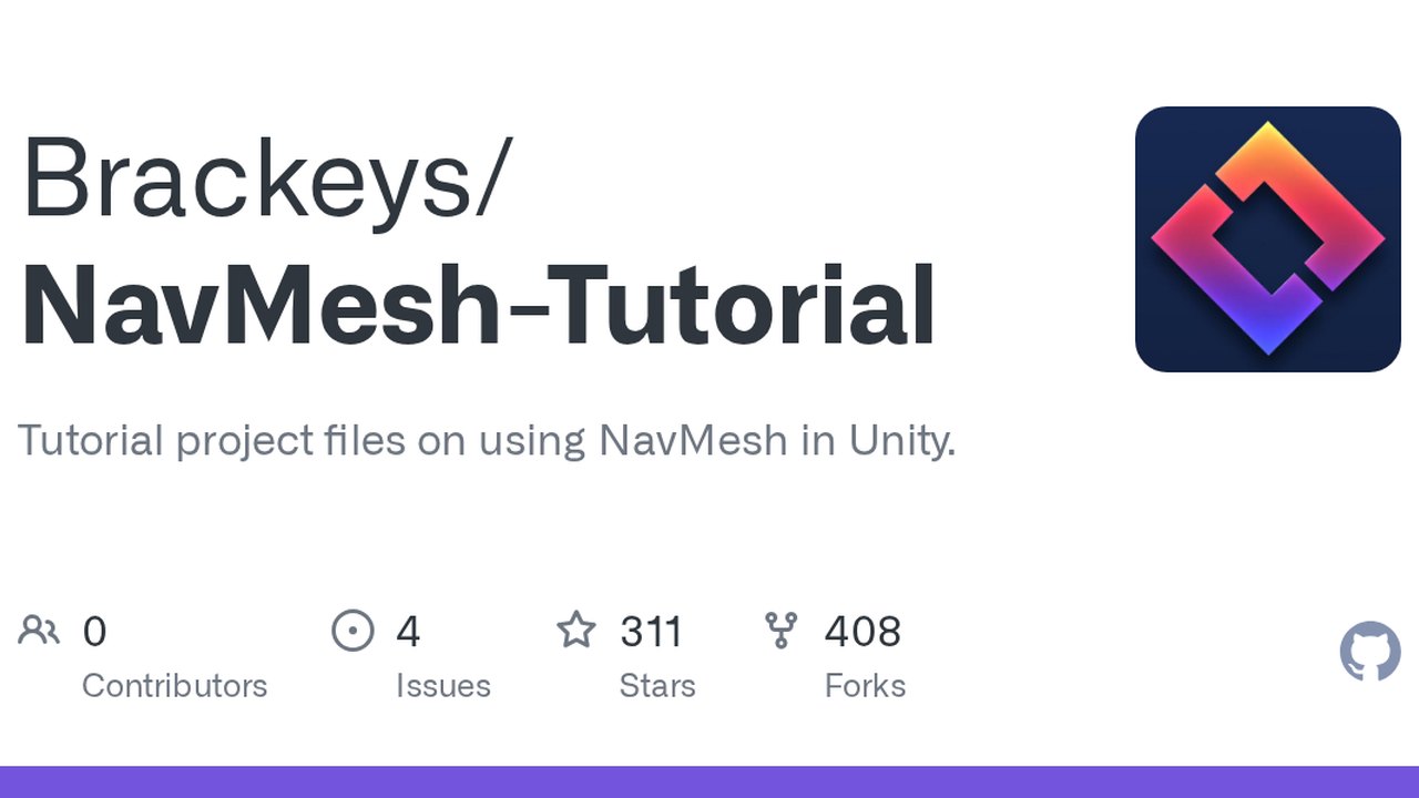 Free Unity 2017.3 Project: NavMesh Pathfinding Examples (Brackeys)