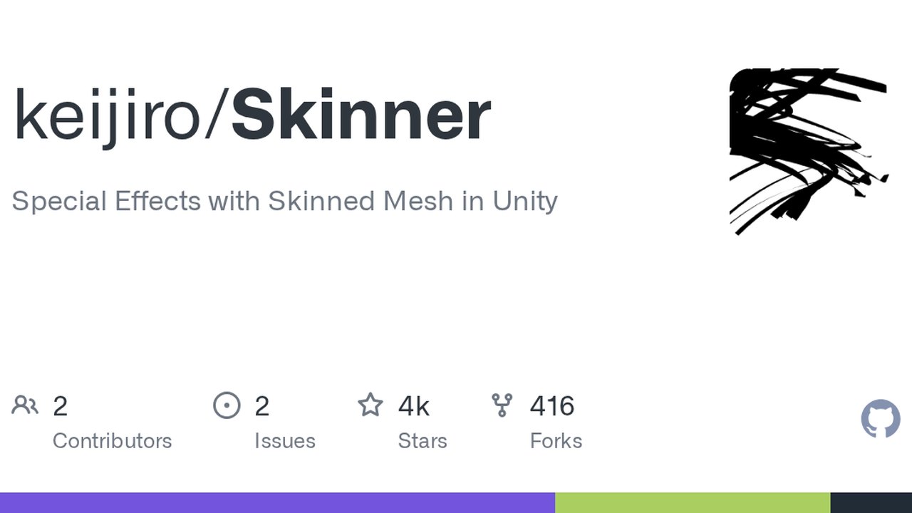 Free Unity 2017.1 Tool: Skinner Skinned Mesh Particle and Trail Effects (Keijiro)