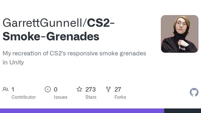 Free Unity 2021.3 Project: CS2 Volumetric Smoke Grenades Recreation (Acerola)