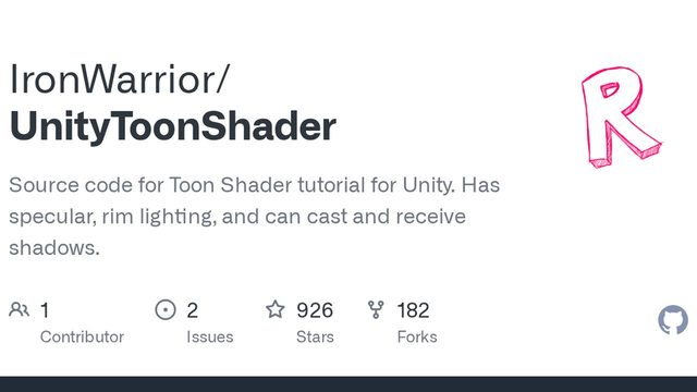 Free Unity 2018.3 Shader: Toon Shader with Rim Light and Shadows (Roystan)