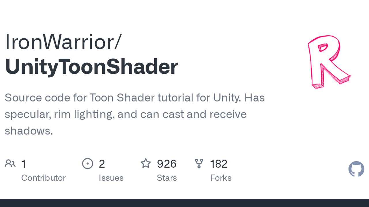 Free Unity 2018.3 Shader: Toon Shader with Rim Light and Shadows (Roystan)