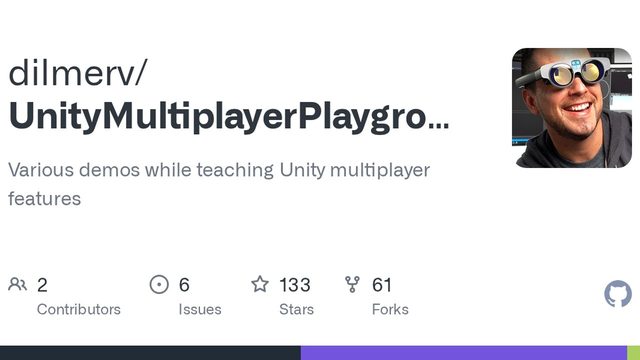 Free Unity 2021.1 Project: Netcode for GameObjects Multiplayer Playground (Dilmer Valecillos)