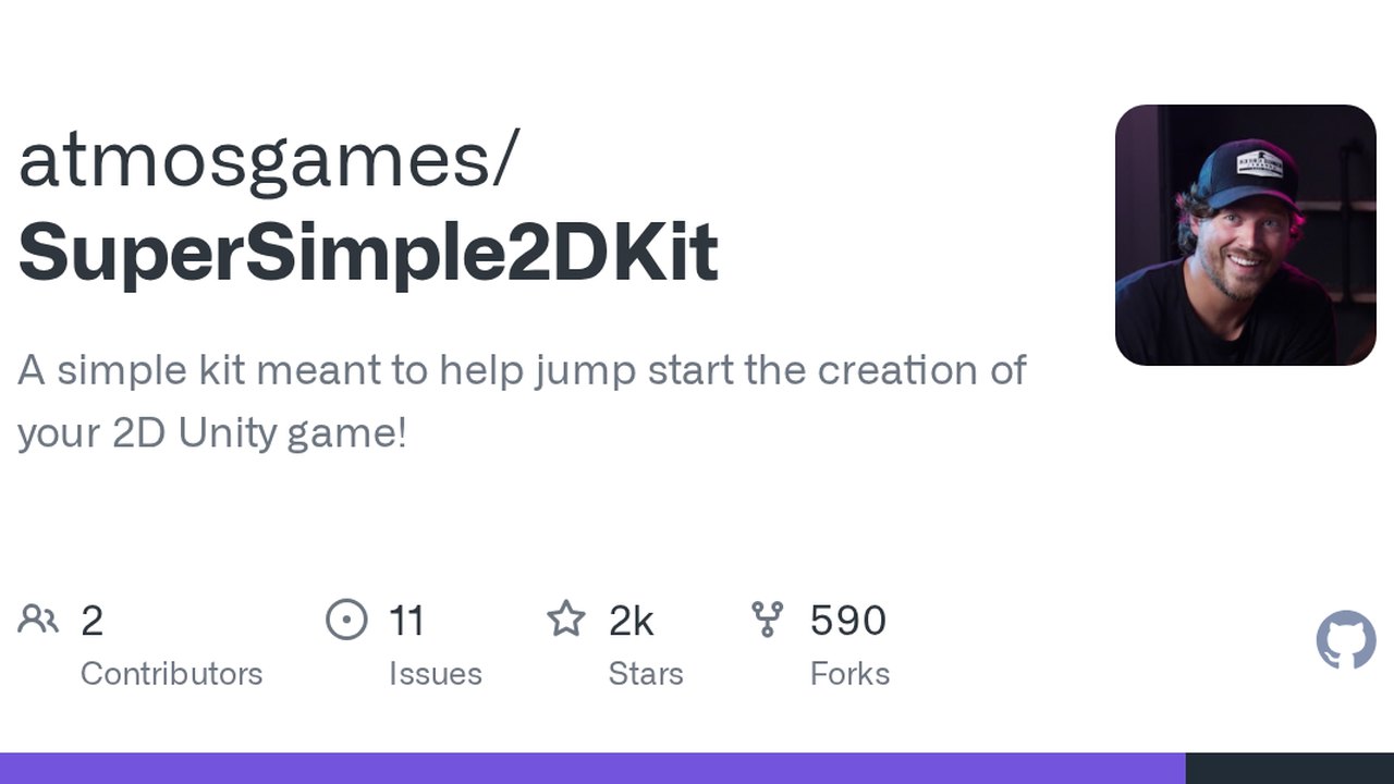 Free Unity 2020.3 Project: Super Simple 2D Kit Platformer Starter (Thomas Brush)