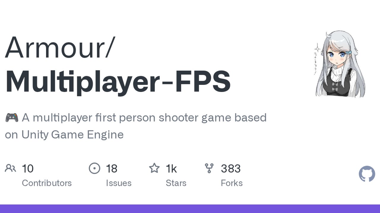 Free Unity 2022.3 Project: Photon Multiplayer FPS Game (Armour)