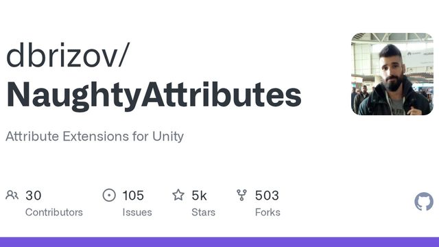 Free Unity 2022.3+ Editor Tool: NaughtyAttributes Inspector Attributes (dbrizov)