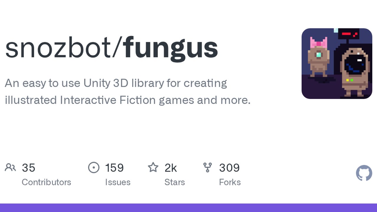 Free Unity 2019.4 Tool: Fungus Visual Storytelling Flowcharts (snozbot)