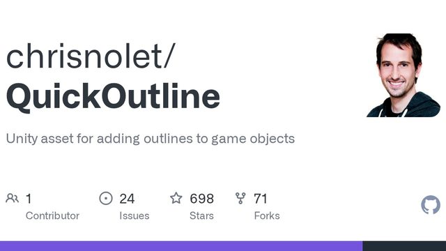 Free Unity Tool: Quick Outline World-Space Object Outlines for VR (Chris Nolet)